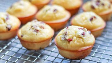 Easy cranberry orange muffins