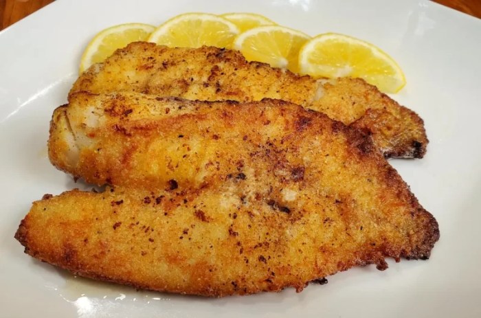 Baked orange roughy italian style