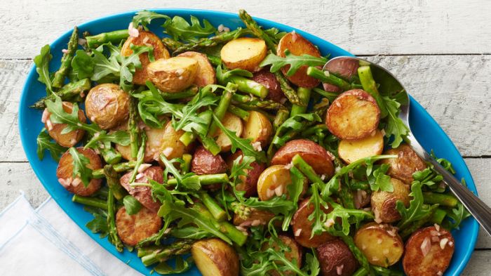 Roasted red potato salad