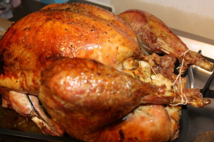 A simply perfect roast turkey