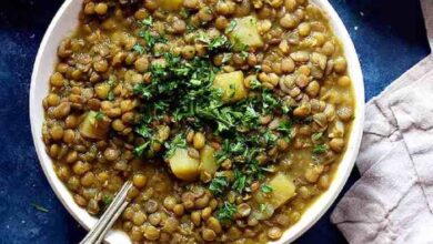 Ash e reshteh persian legume soup