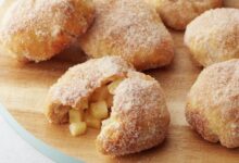 Air fryer apple fritters