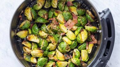 Air fryer brussels sprouts