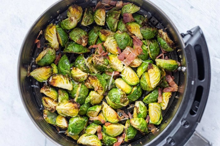 Air fryer brussels sprouts