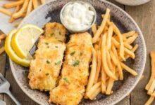 Crispy air fryer cod