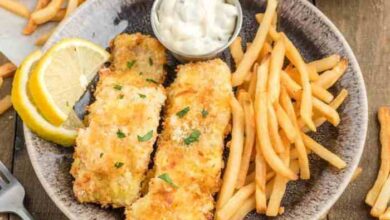 Crispy air fryer cod
