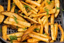 French fries in the air fryer