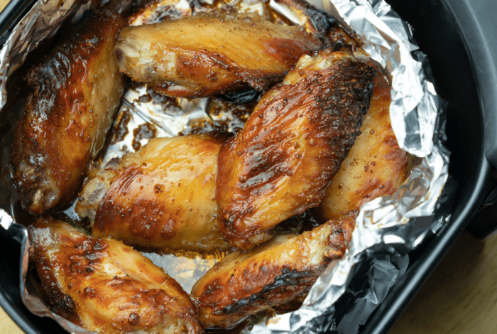 Air fryer lemon pepper wings