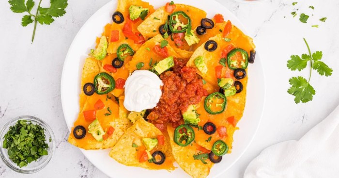 Quick and easy air fryer nachos