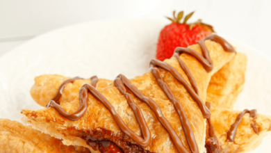 Air fryer nutella mini turnovers