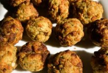 Air fryer stuffing balls