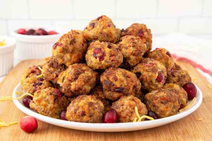 Air fryer stuffing balls