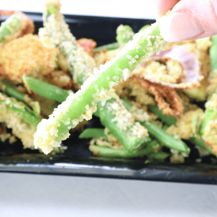 Air fryer tempura veggies