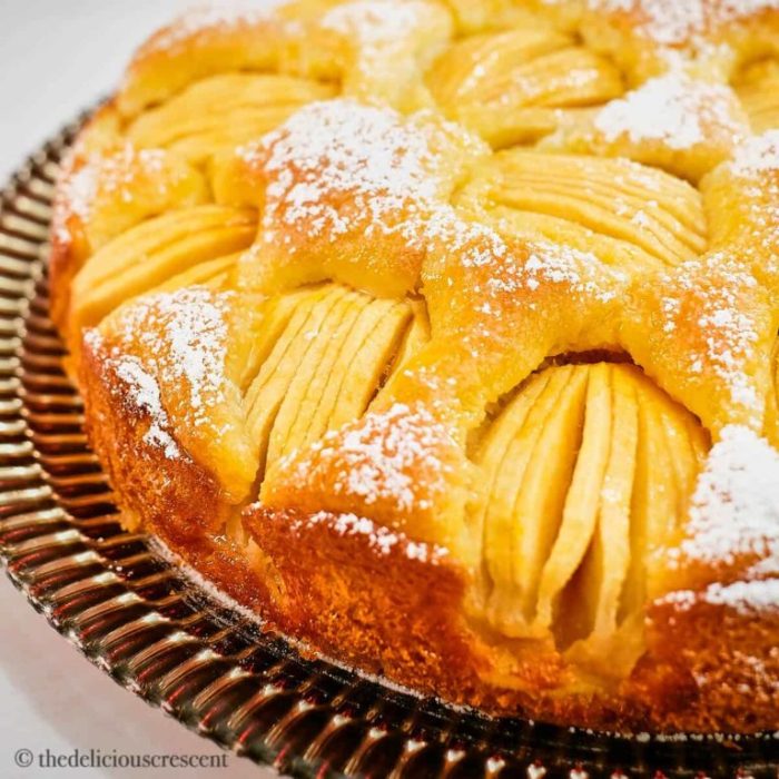 Apple apfelkuchen kuchen recipe thedeliciouscrescent versunkener