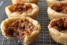 Apple walnut canadian butter tarts