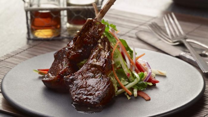 Vietnamese aromatic lamb chops