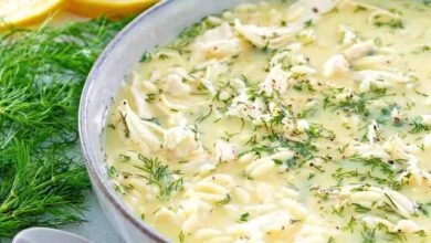 Greek lemon chicken soup