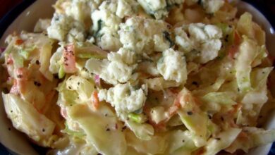 Original blue cheese coleslaw