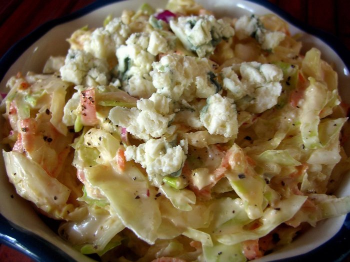 Original blue cheese coleslaw