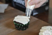 Chocolate guinness cupcakes with irish cream frosting