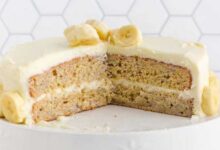 Southern style banana split cake