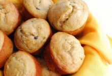 Lower carb banana protein muffins