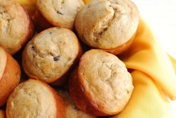 Lower carb banana protein muffins