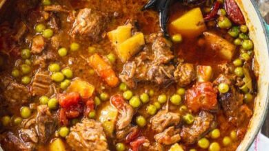 Southern style beef stew