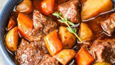 Make ahead slow cooker beef stew