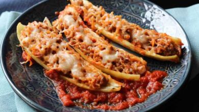 Delicious stuffed banana peppers