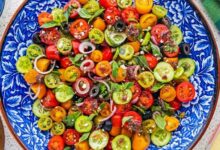 Middle eastern tomato salad