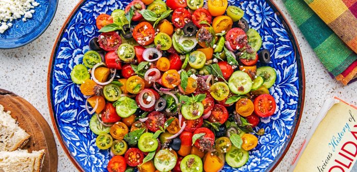 Middle eastern tomato salad