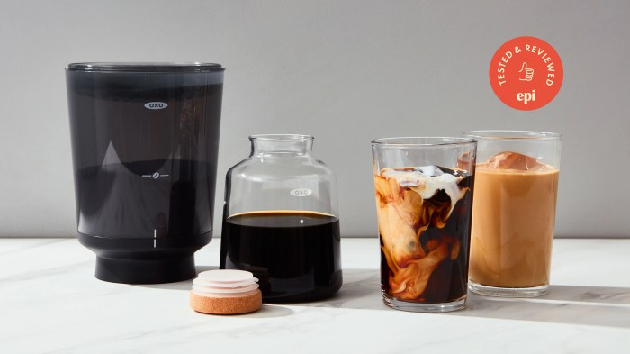 Sous vide cold brew coffee