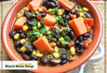 Vegan black bean and sweet potato salad