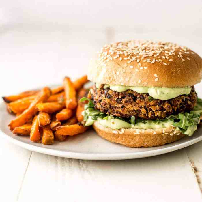 Quinoa black bean burgers