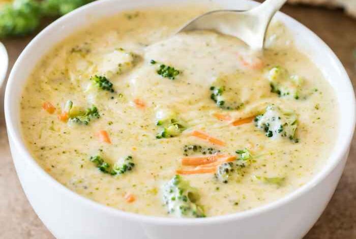 Excellent broccoli cheese soup