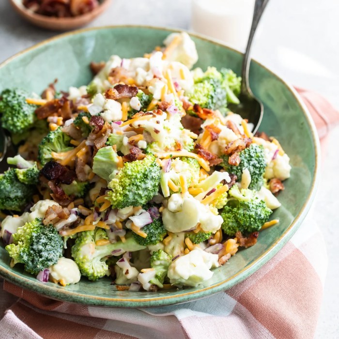 Broccoli salad hummusapien yogurt picnic pleasing creamy tangy