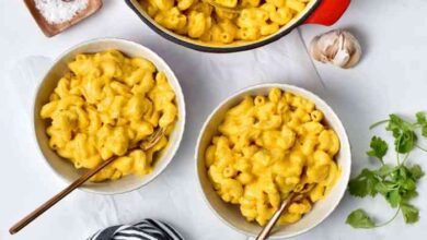 Butternut squash mac and cheese