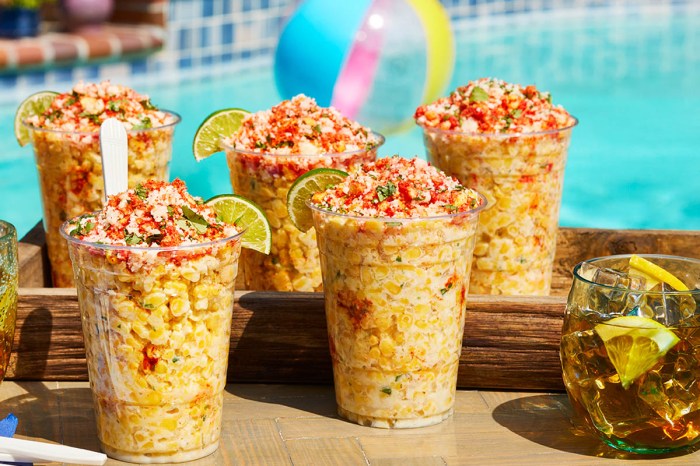 Elotes mexican corn in a cup