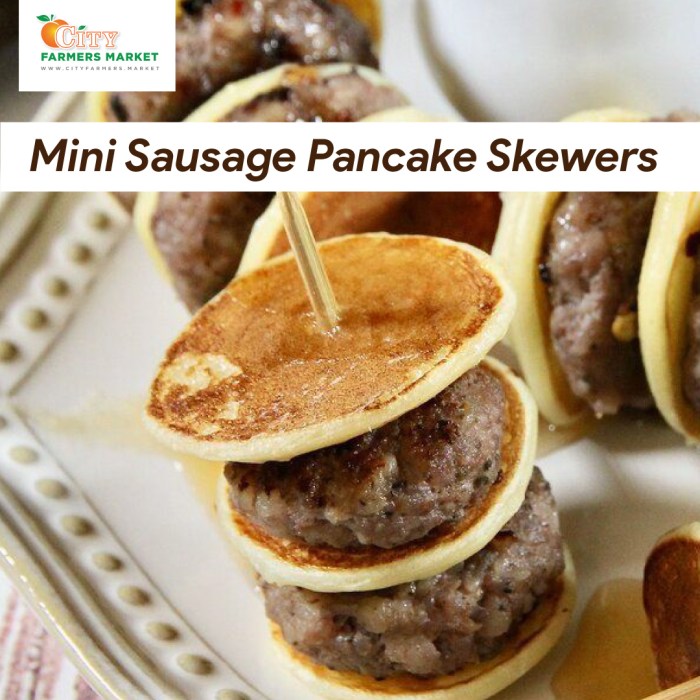 Mini pancake skewers brunch food party gluten ideas finger menu breakfast recipes foods birthday appetizers desserts warm delicious perfect dessert