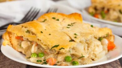 Chicken pot pie casserole