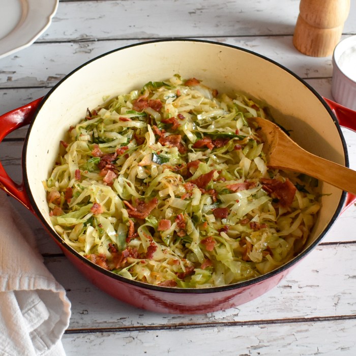 Cabbage sausage skillet whole vertical thewholecook remarkably