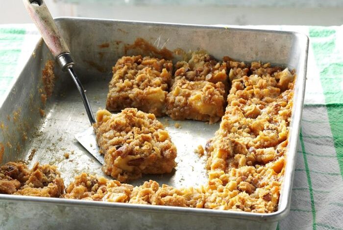 Caramel apple bars iii