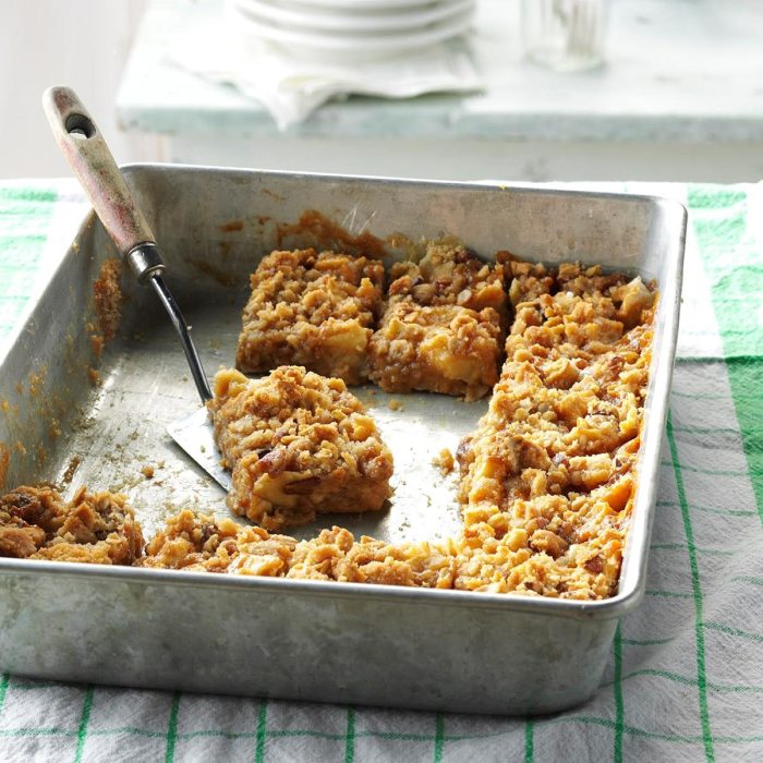 Caramel apple bars iii