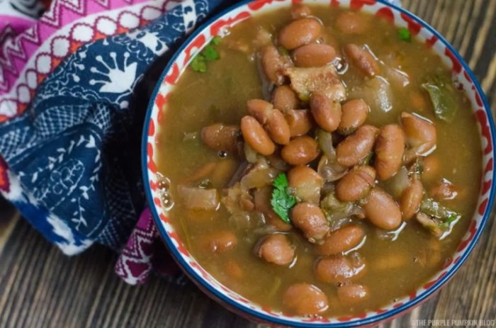 Slow cooker charro beans