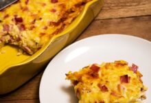 Hash brown and egg casserole