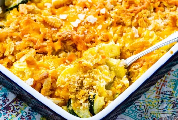 Squash and zucchini casserole