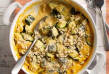 Cheesy zucchini casserole i