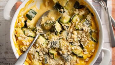 Cheesy zucchini casserole i