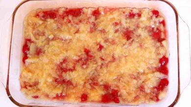 Cherry pineapple cabana dump cake